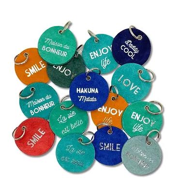 [241021_7973] Porte-clés message