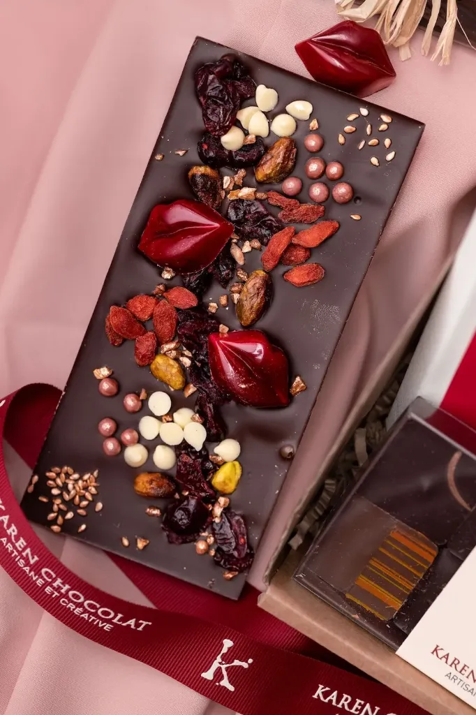 Tablette Saint Valentin - KAREN CHOCOLAT
